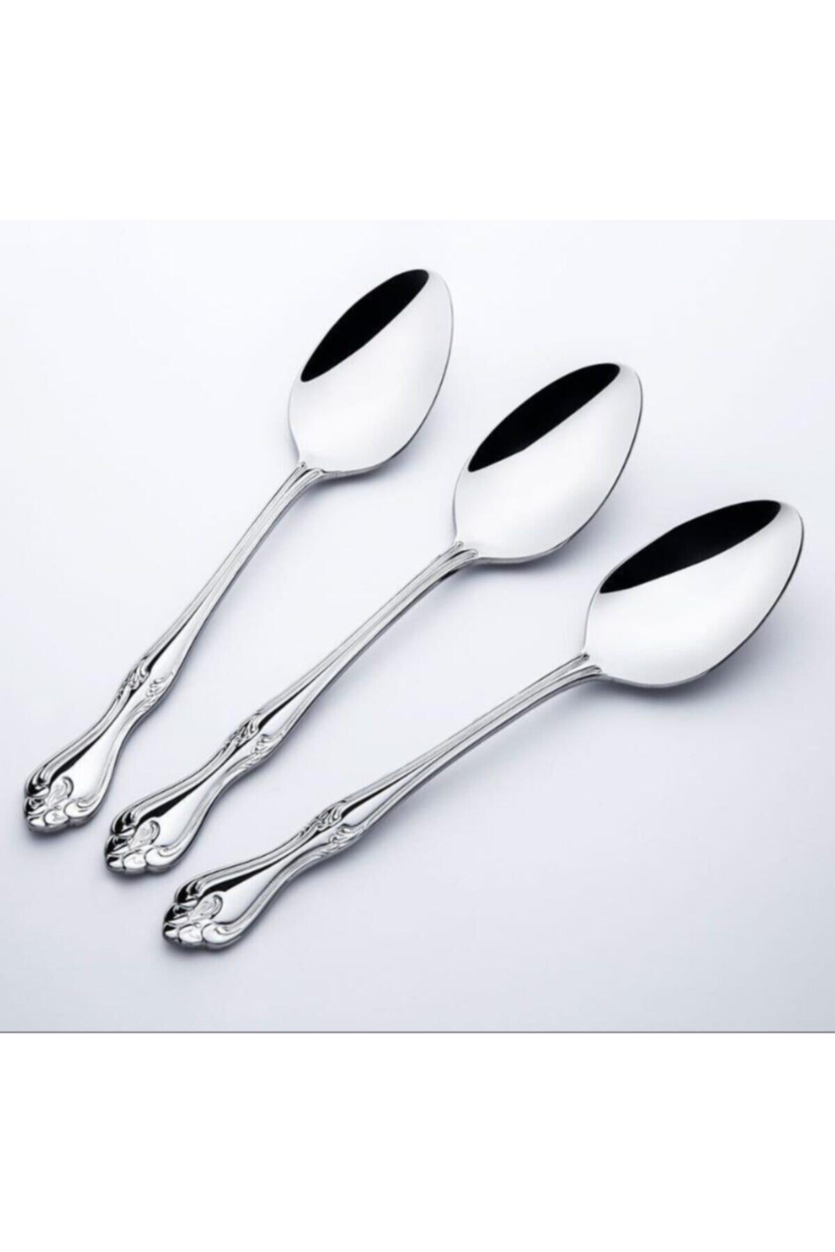Nehir lalezar Dinner Spoon 6 Pack yemek Spoon - MALLTURK