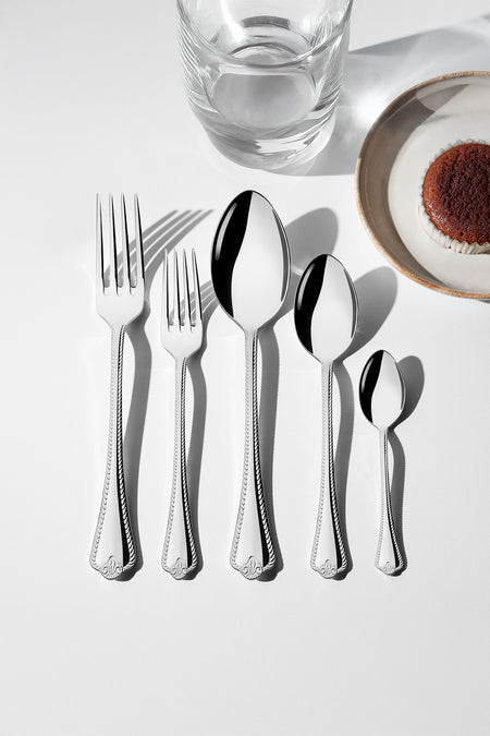 Nehir fulya Plain 6 Place Setting 36 Piece Boxed Flatware Set - MALLTURK