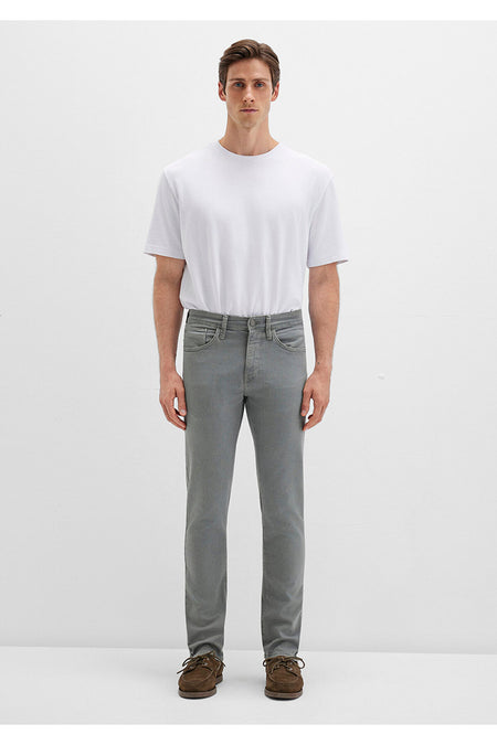 Mavi Marcus Shadow Grey Comfort Gabardine Trousers 0035180922 - MALLTURK