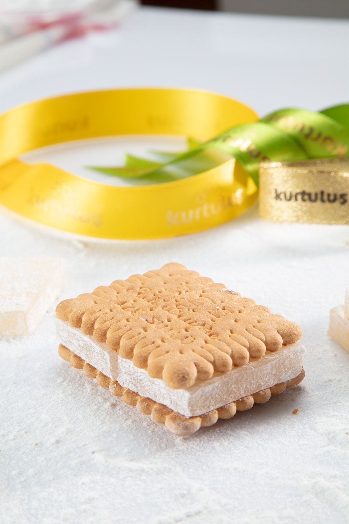 Genel Markalar Plain Biscuit Size Turkish Delight 500gr - MALLTURK