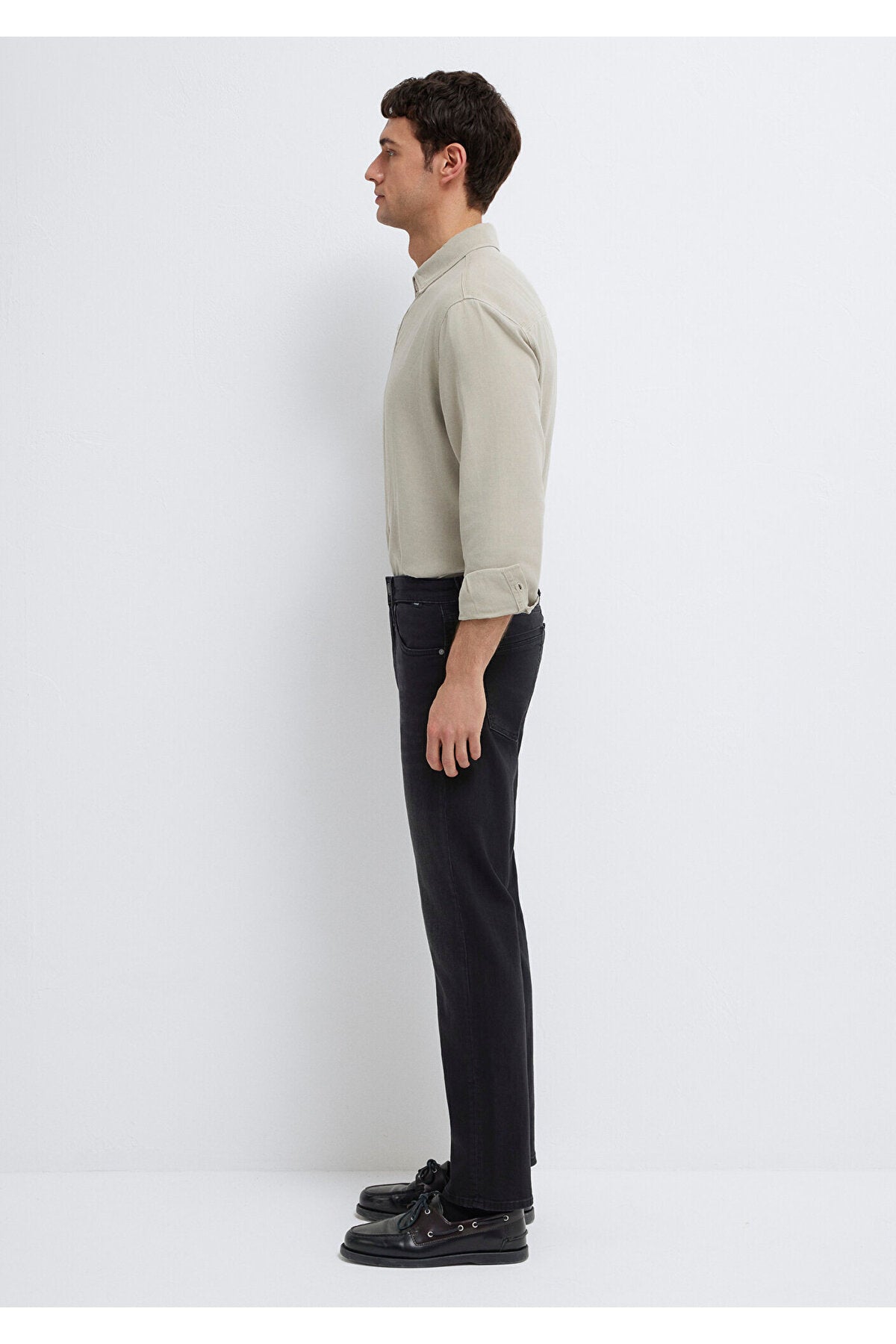 Mavi Hunter Premium Dark Grey Smoke Jeans 0020218775 - MALLTURK