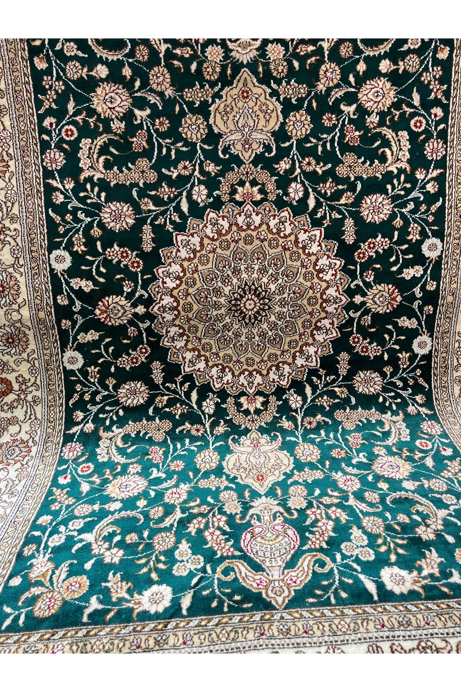 RD RAMAZAN DAG Hand Rug Art Hand-Woven Chinese Silk Rug 190x1.20