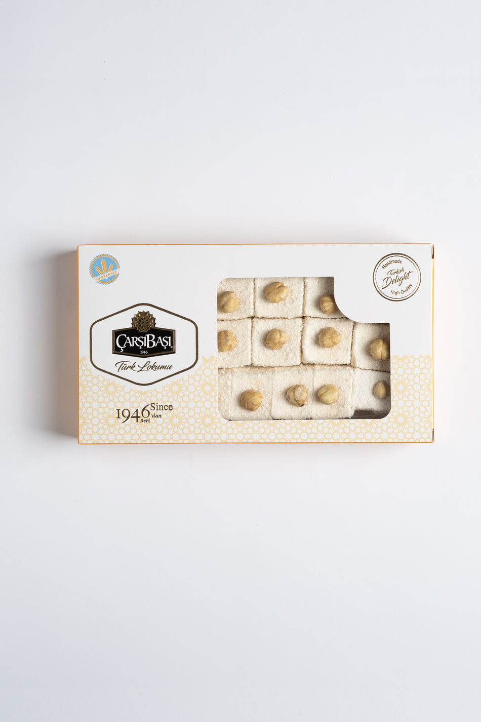 carsibasi Gluten Free Hazelnut Pressed Sultan Style Turkish Delight 500 g - MALLTURK