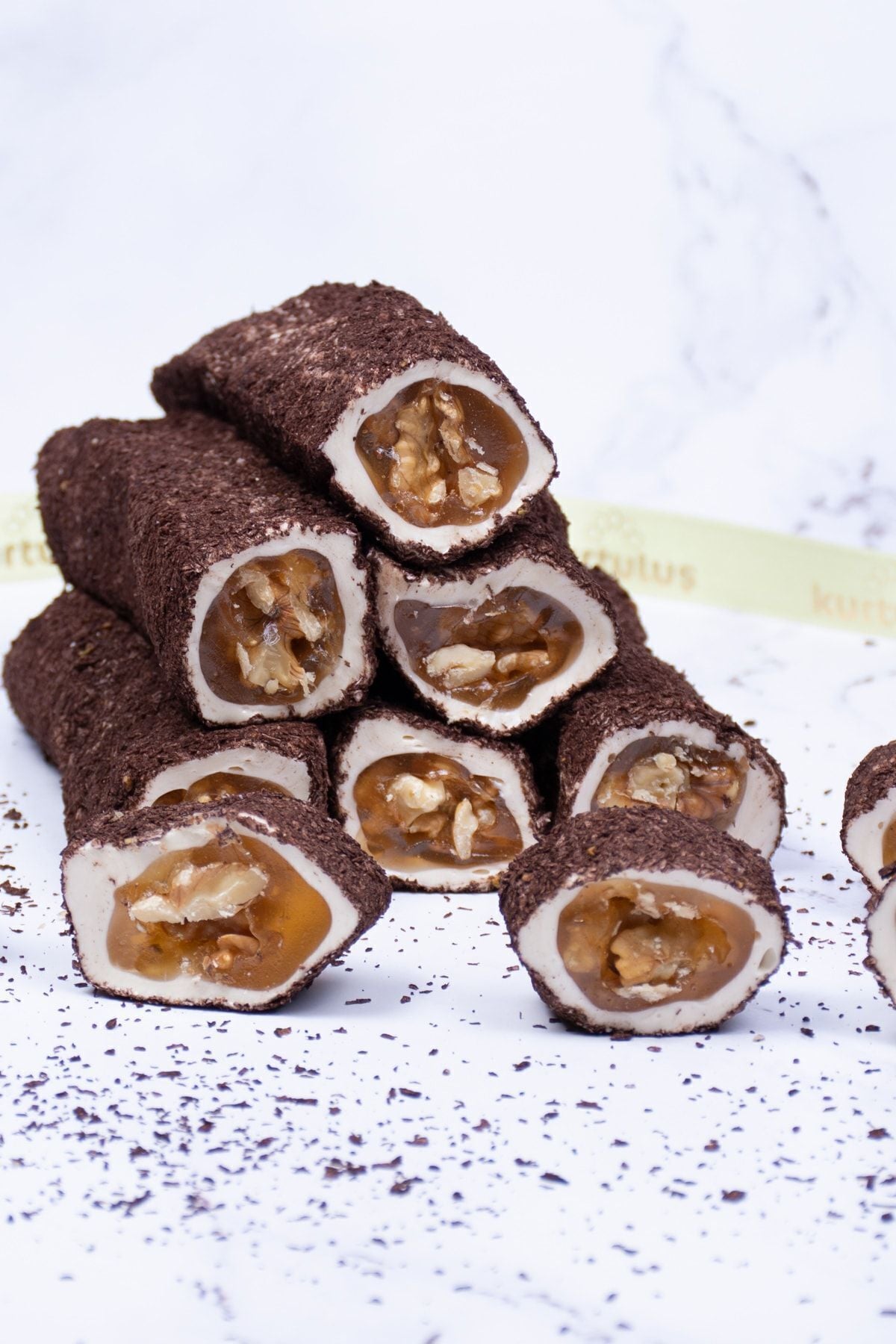 Kurtulus Kuruyemis Cocoa Coated Walnut Turkish Delight 250gr - MALLTURK