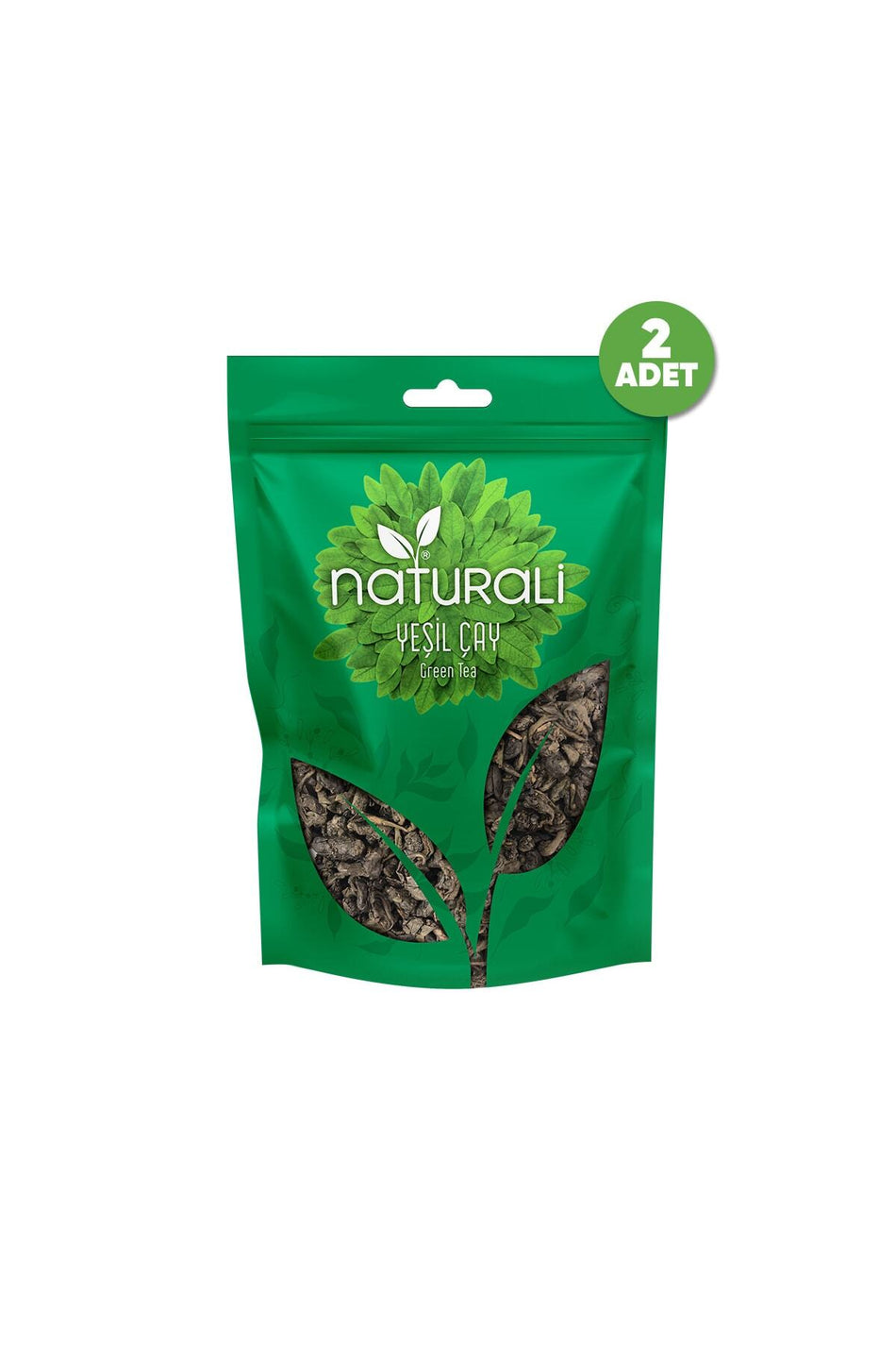 Naturali Grüner Tee 100 g – 2 Packungen
