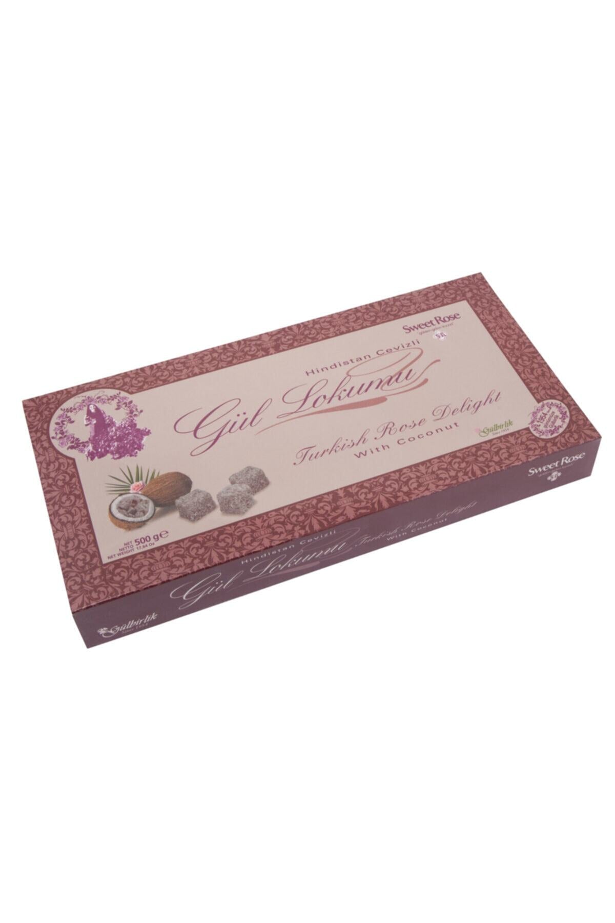 SweetRose Rose Turkish Delight Coconut 500 g - MALLTURK