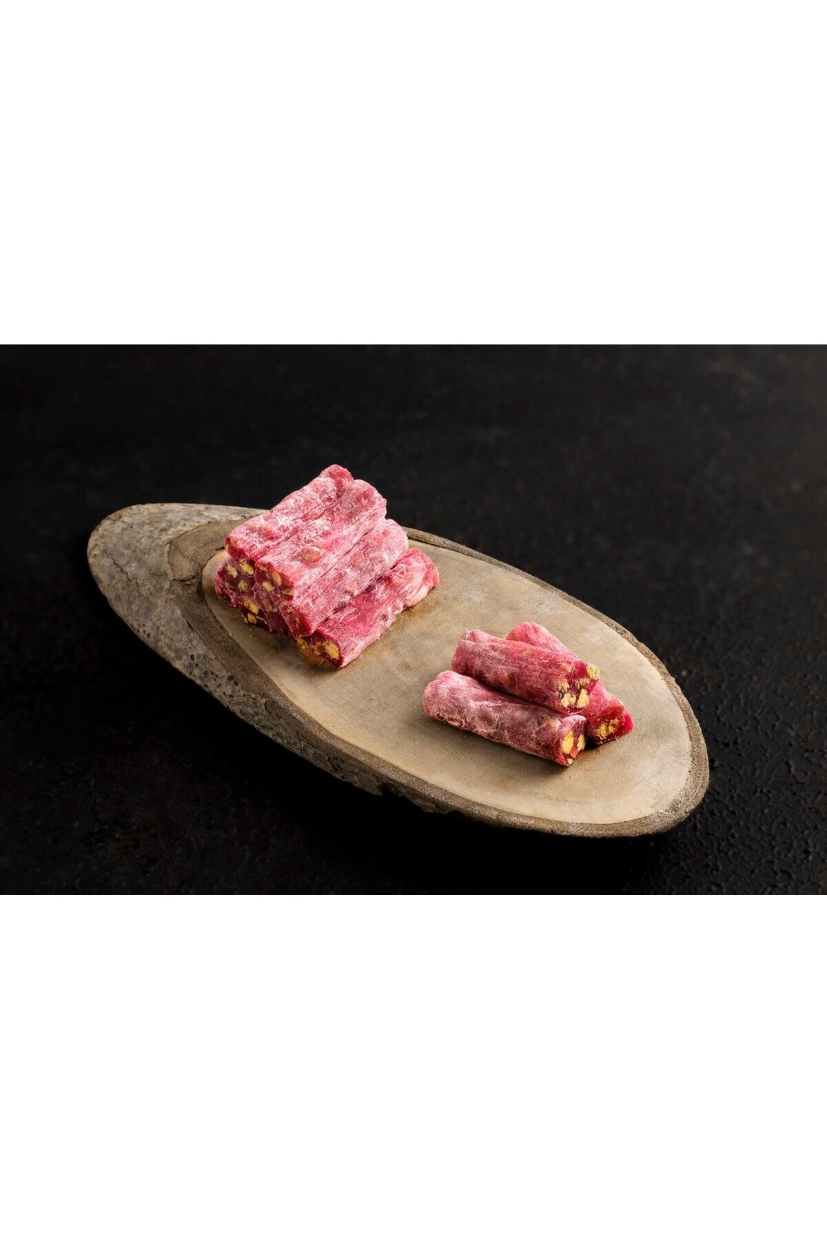 Ziya efendi gorallar Pistachio Pomegranate Flavored cekme Turkish Delight 500 g - MALLTURK