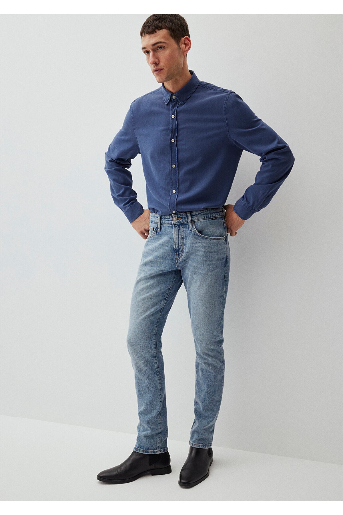 Classic Denim Light Sky Mavi Jeans 0042287847 - MALLTURK