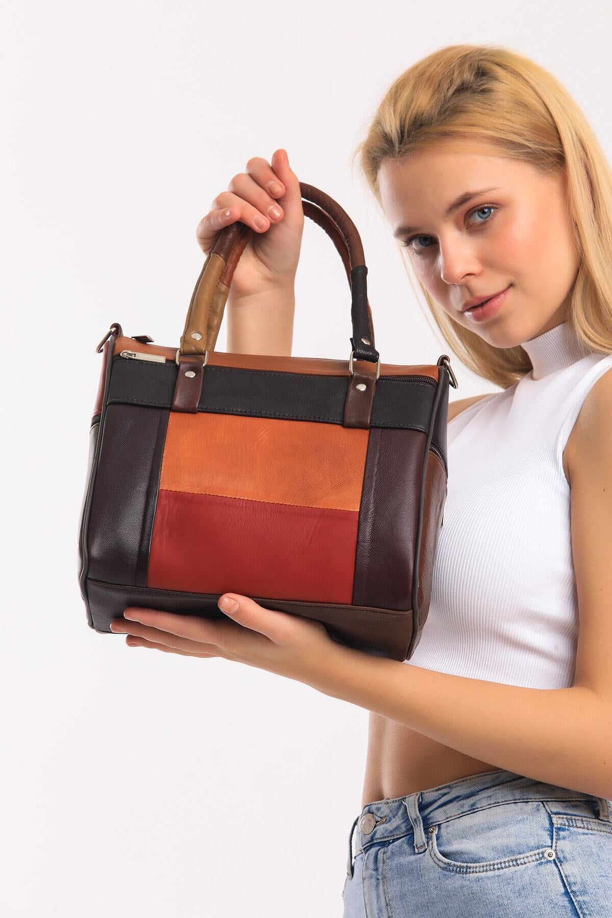 Fubileather Genuine Leather Soft-Texture Hand and Shoulder Bag