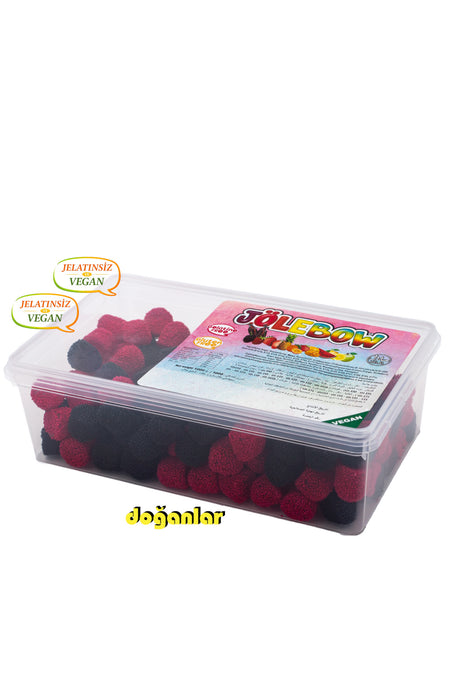 DOGANLAR gida ahududu bogurtlen Jelly Turkish Delight jelatinsiz helal Vegan Gluten Free 1000 g hayvansal katki maddesi icermez - MALLTURK