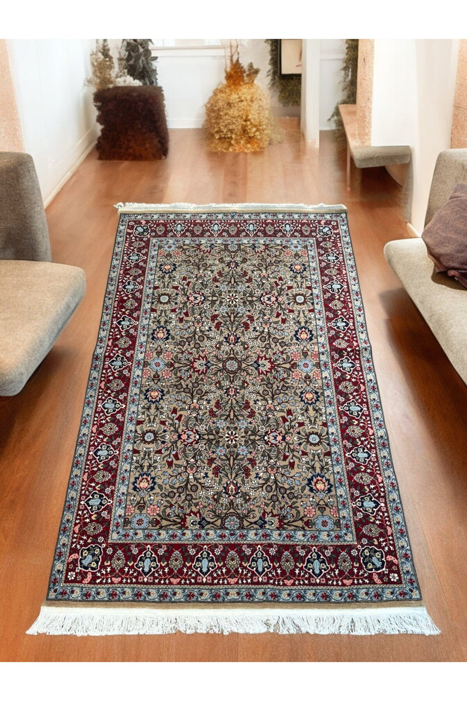 Sirvan Handwoven Hereke Carpet - 150x195 - MALLTURK