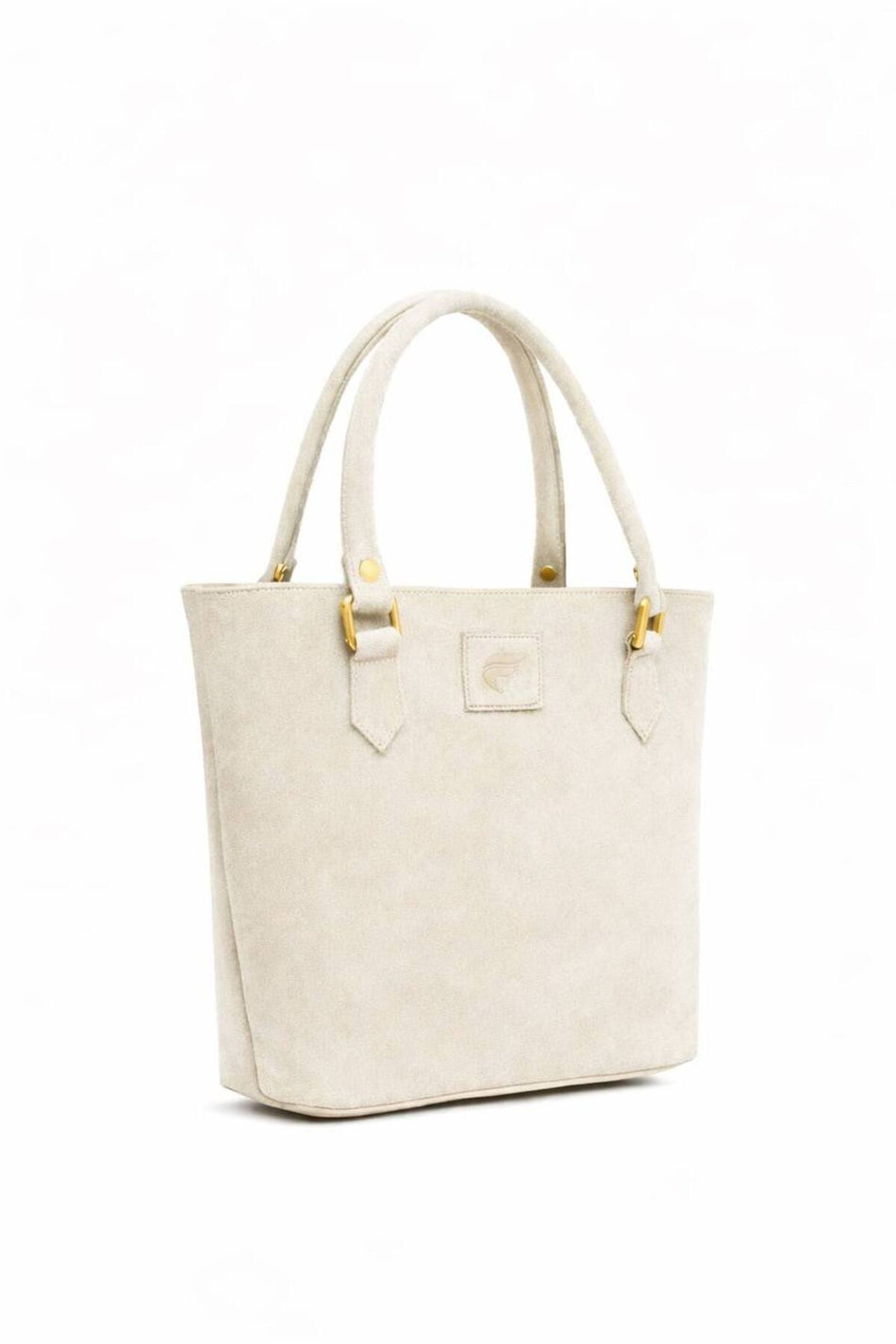 Fubileather Suede Textured Women's Hand & Shoulder Bag – Stylish Everyday Bag with Gold Details
