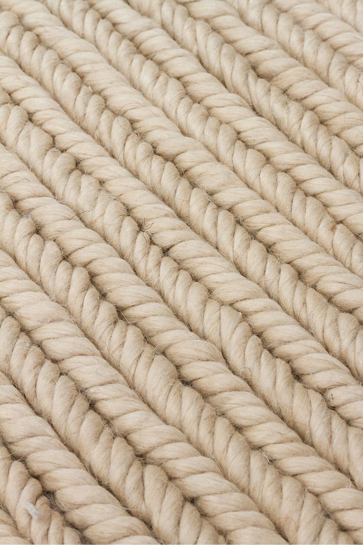 Vog Rug Navia Hand-Woven Wool Beige Living Room Rug | Natural Bohemian Tarz Kaliteli and Sik Decorative Rug VogSKR
