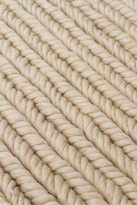 Vog Rug Navia Hand-Woven Wool Beige Living Room Rug | Natural Bohemian Tarz Kaliteli and Sik Decorative Rug VogSKR