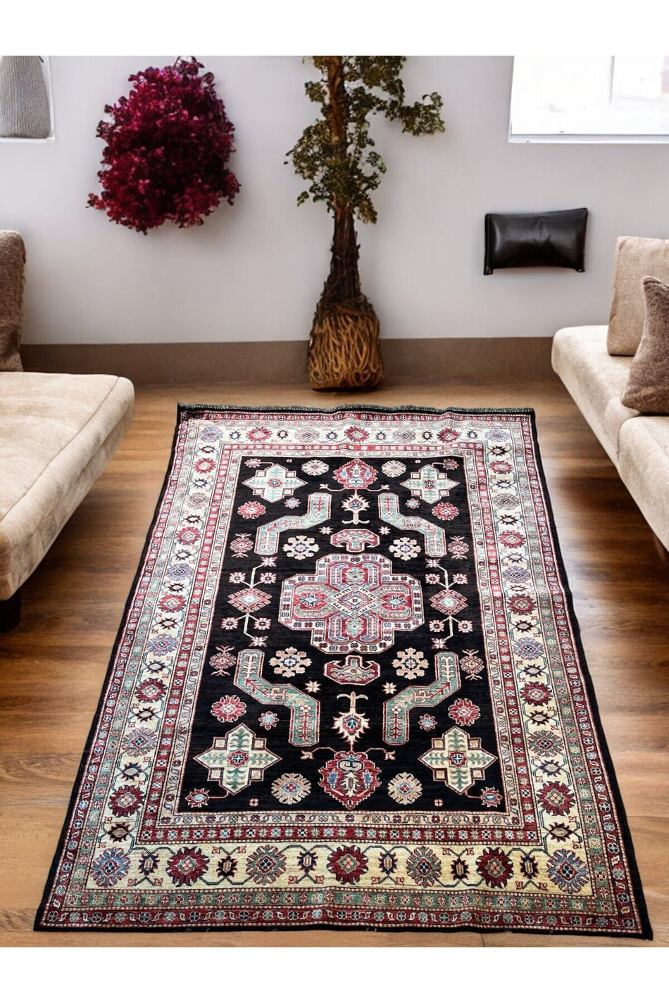 Sirvan Handwoven Afghan Usak Carpet - 175x250 - MALLTURK
