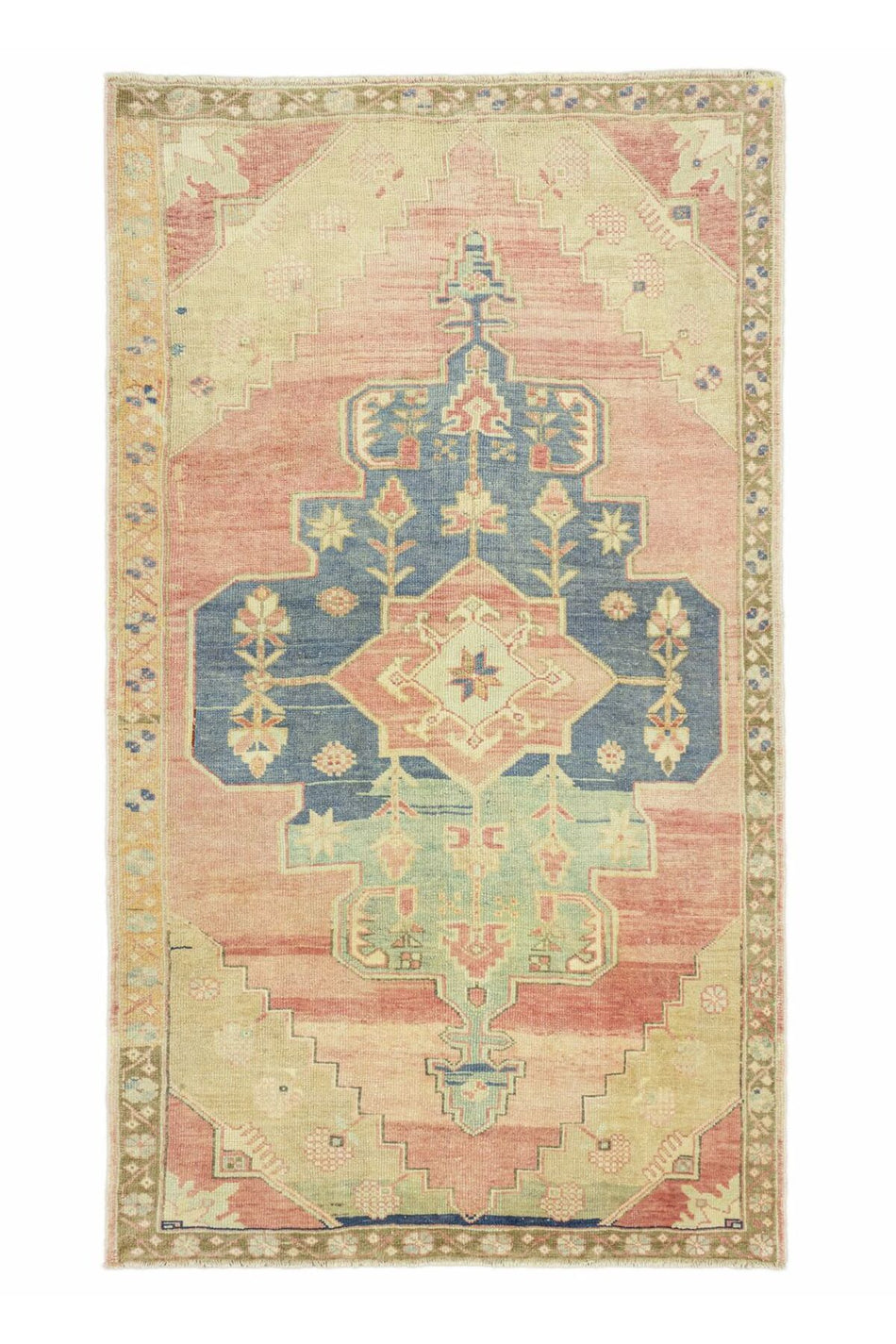 Soho Antiq Marivan Pastel Color Wool Carpet 152x271 cm - MALLTURK