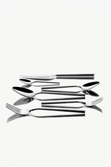 Nehir gloria Plain 12 Place Setting 72 Piece Flatware Set - MALLTURK