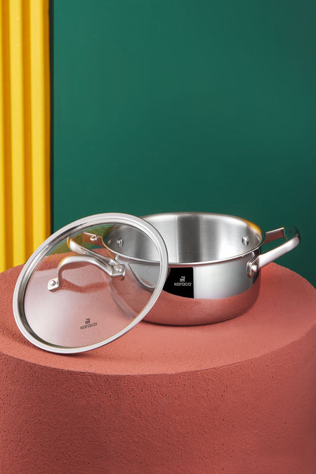 Karaca 3ply Powersteel 316 Induction Compatible Pot