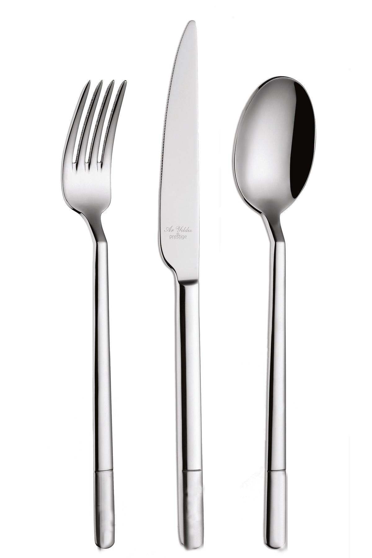 Aryildiz le select prestige 89 Piece 12 Place Setting Flatware - MALLTURK