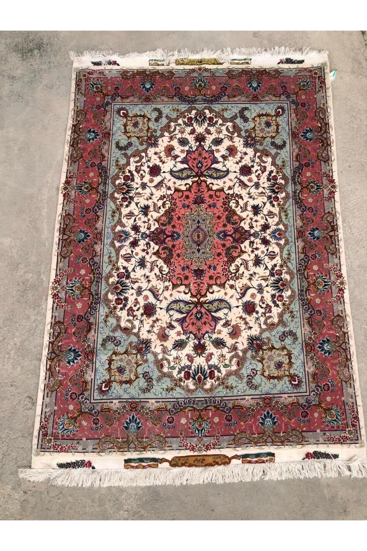 Hasyilmaz Hand-Woven Silk Wool Iranian Tabriz Rug 218x148cm 004 - MALLTURK