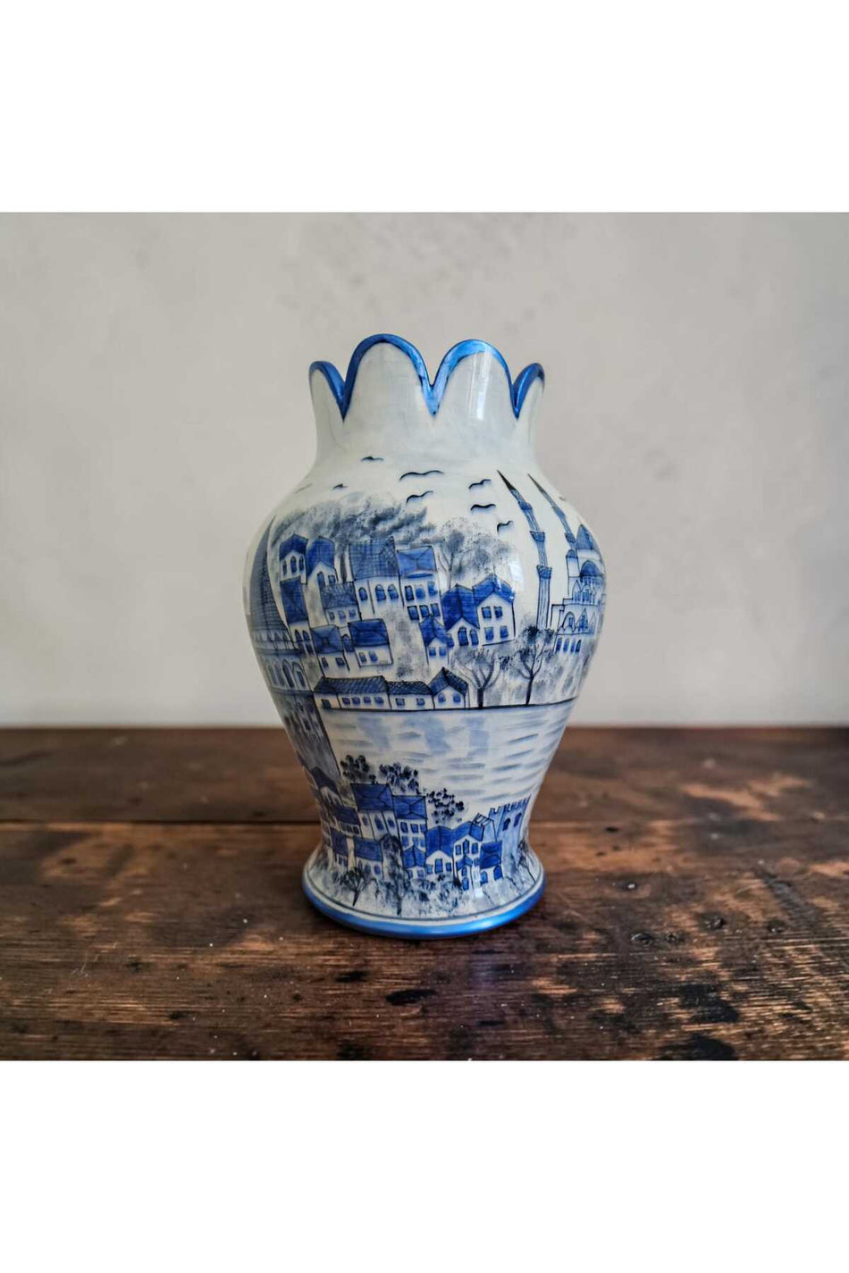 Sema Cini Handmade Ceramic 30 cm Vase - MALLTURK