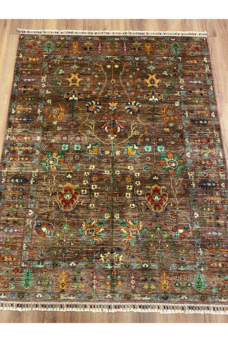 fethiyehalikilim Hand-Woven Afghan Sultani Rug %100 Wool, Natural Decorative Rug, Handcrafted Original Design
