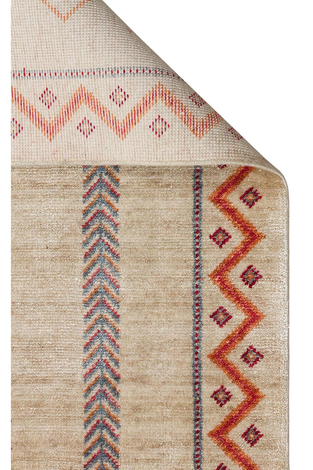 Eko Hali ZARA ZR 20 LIHGT MULTY Authentic Patterned Special Non-Shedding and Easy-to-Clean Tencel - MALLTURK