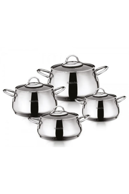 Hascevher Damla 8 Piece Cookware Set