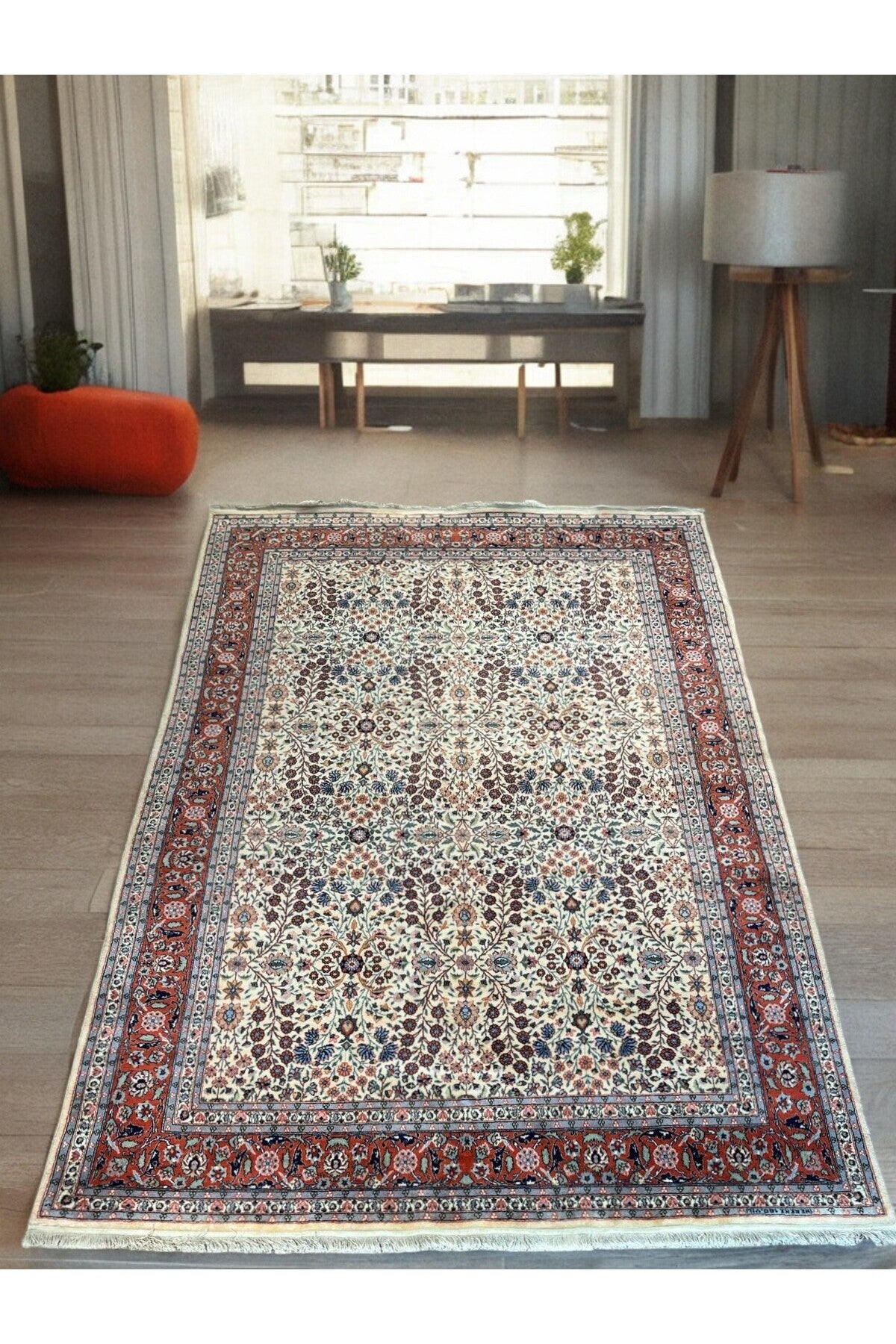 SIRVAN Rug Hand-Woven Hereke Rug -195 X 295 - MALLTURK