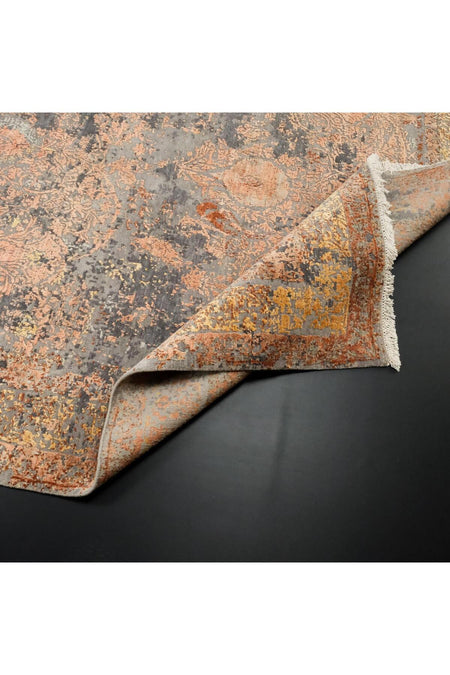 Halicizade Hand-Woven Vintage Bakir Rug - MALLTURK