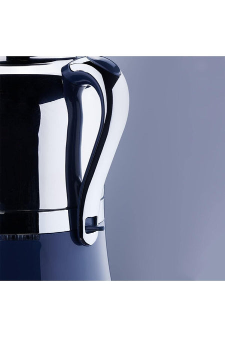 KORKMAZ Hanedan Azura Stainless Steel/Chrome Samovar - MALLTURK