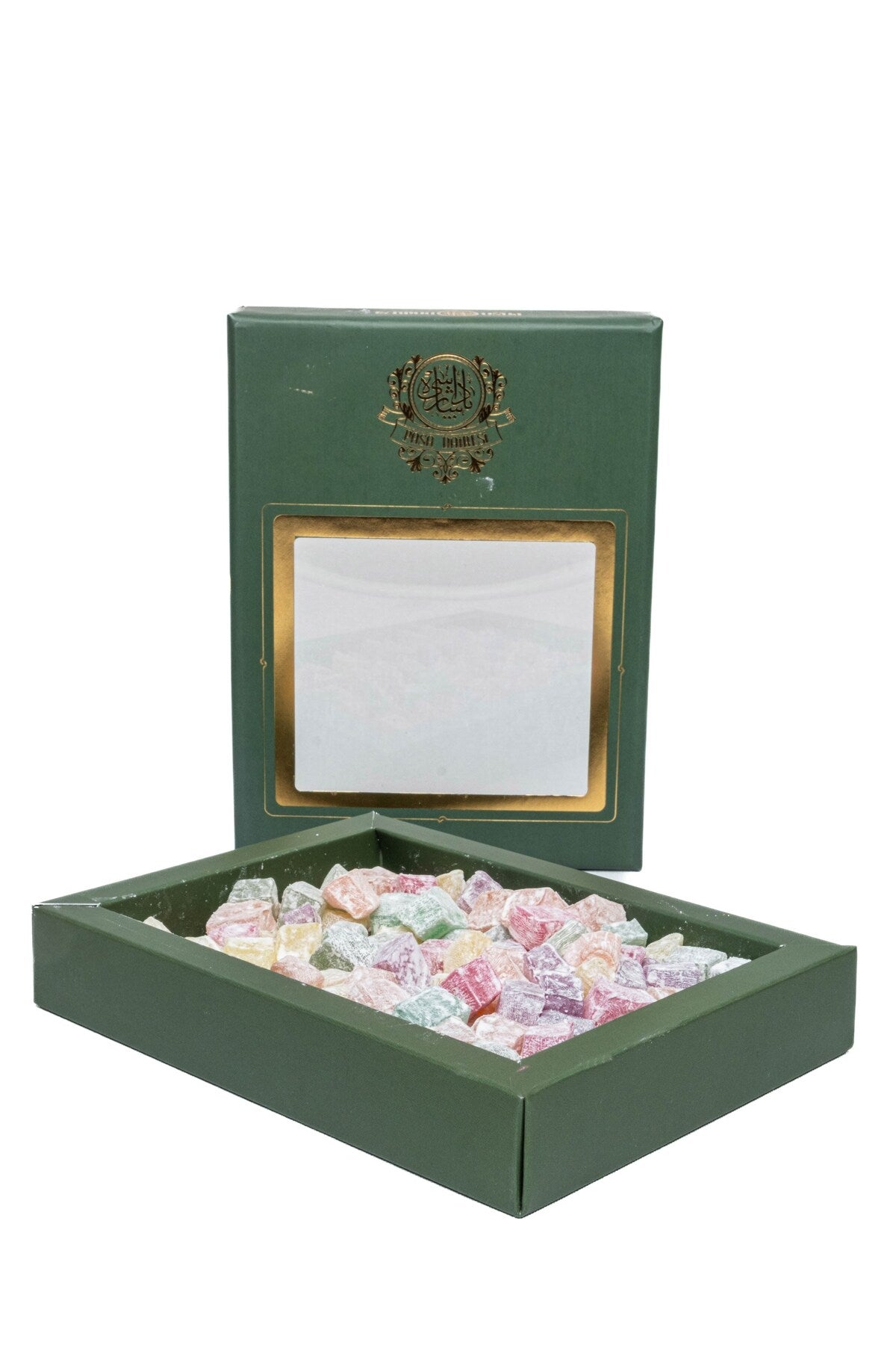 Pasa dairesi Assorted Fruit Flavored Mini Turkish Delight Gift Box kutulu 300 g - MALLTURK