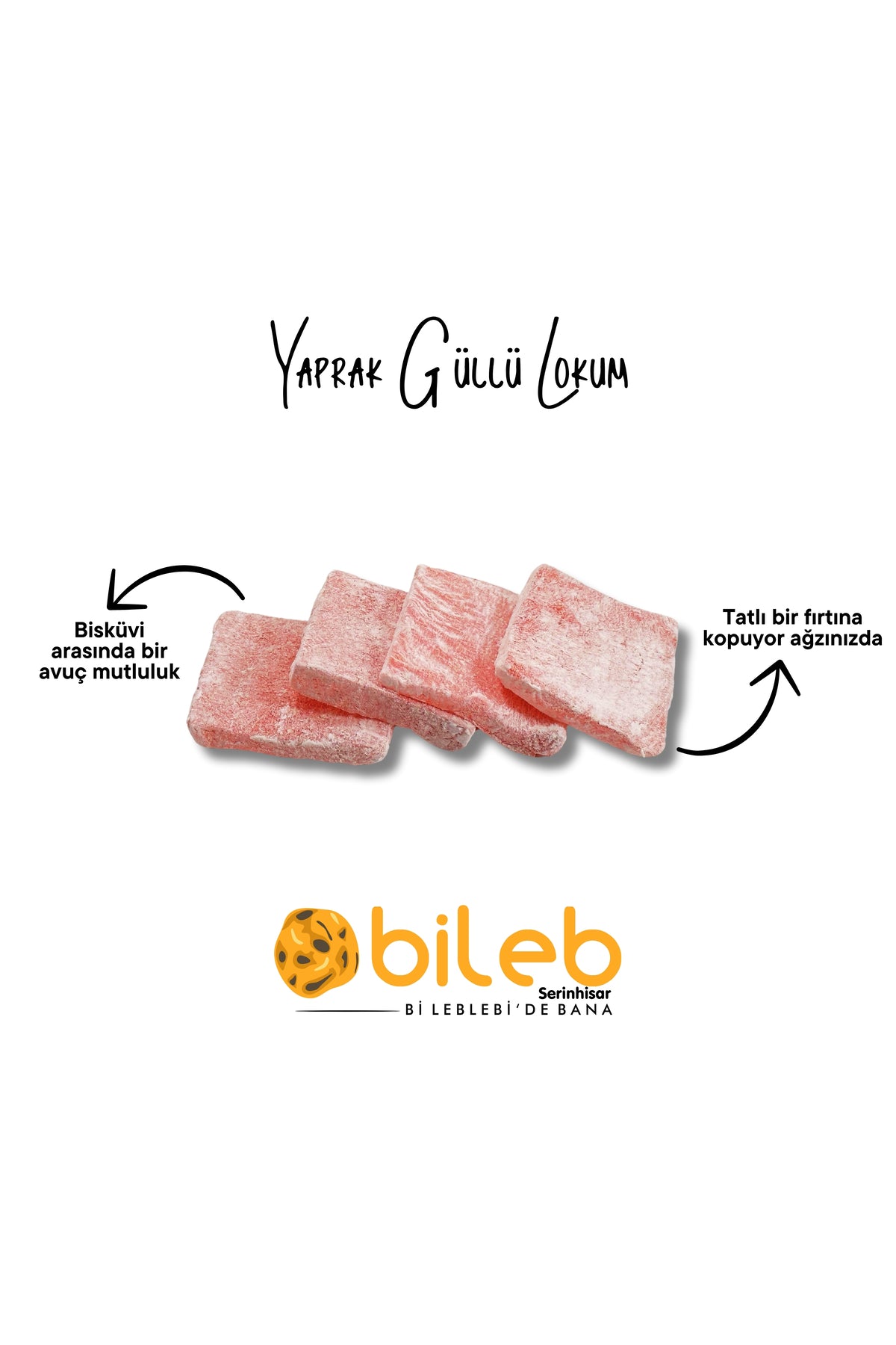 bileb serinhisar bi leblebi'de bana Regional Heritage Series Leaf Style Rose Flavored Turkish Delight 250 g - MALLTURK