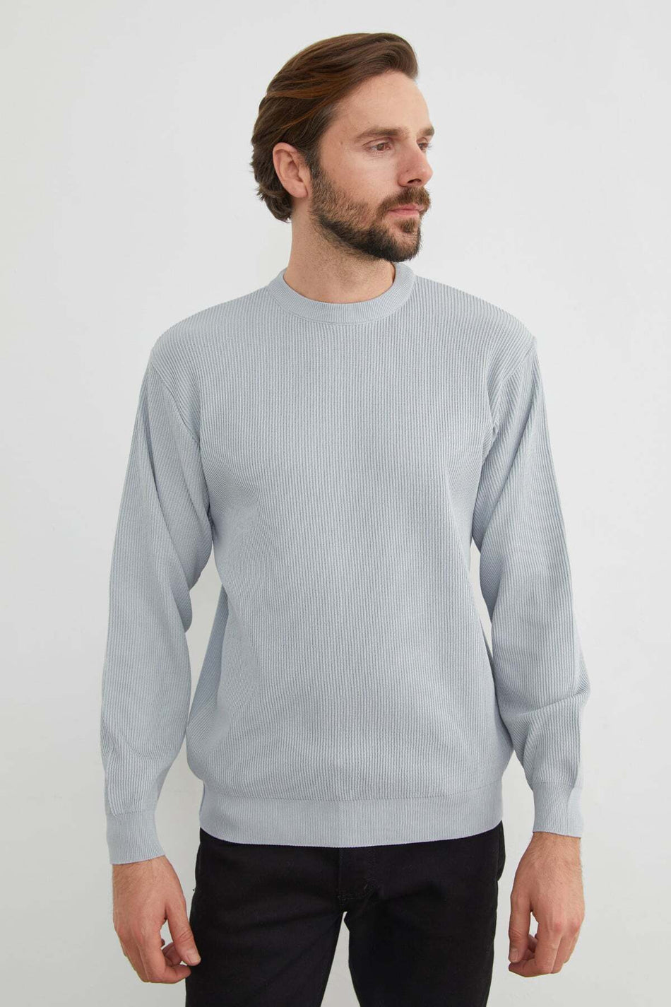 Basic Crew Neck Knitwear Sweater