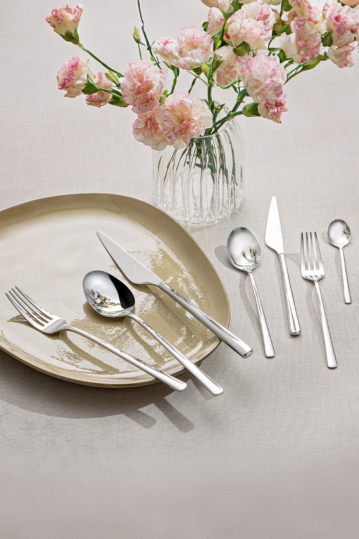 Emsan ladin 84 Piece 12 Place Setting Flatware Set Boxed - MALLTURK
