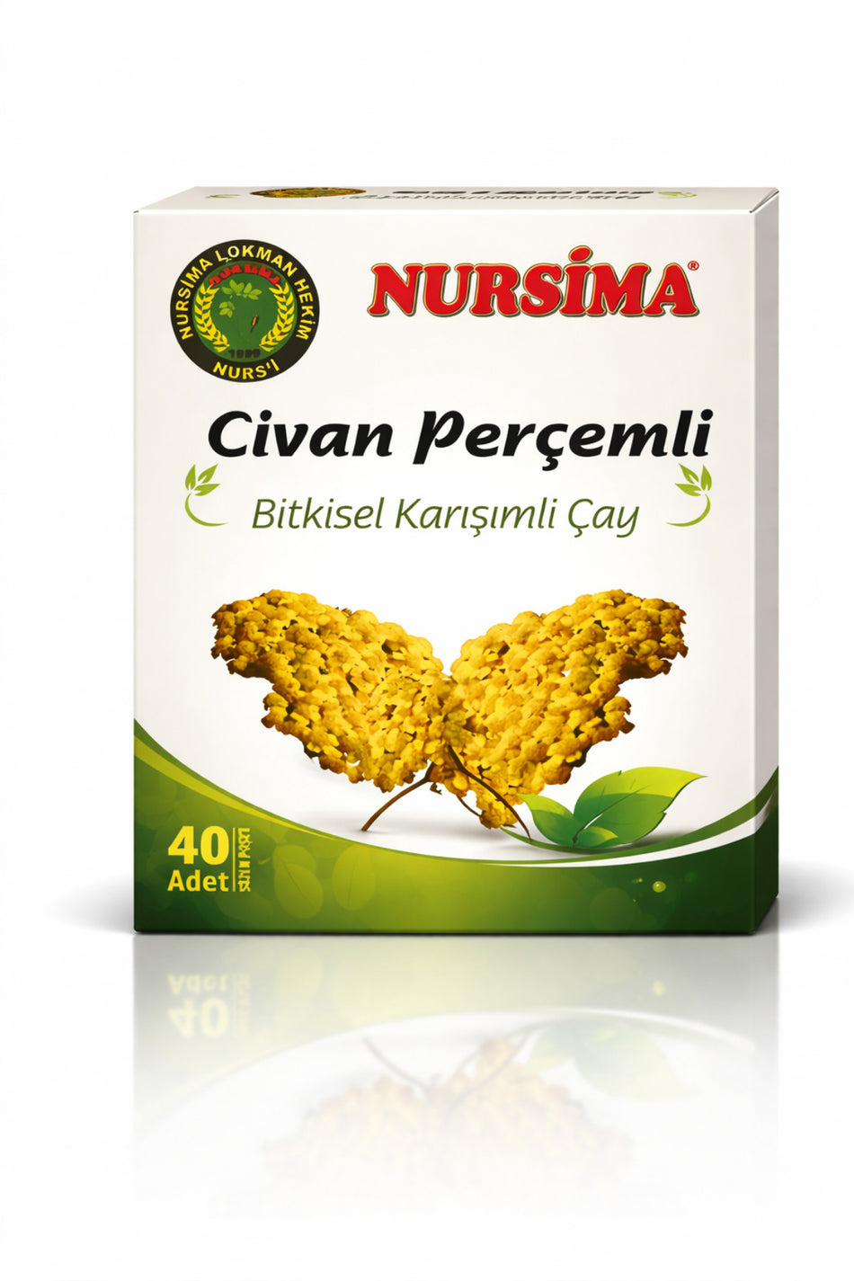 Nursima Civan Percemli Herbal Blend Tea – 40 Filter Bags | Natural Herbal Tea