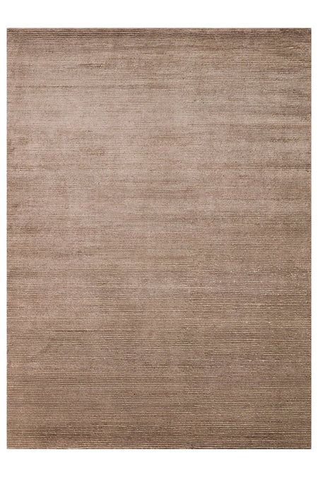 Vog Hali Siena Anthracite is a living room rug meticulously crafted using hand-weaving techniques, made from a natural bamboo and wool blend. - MALLTURK