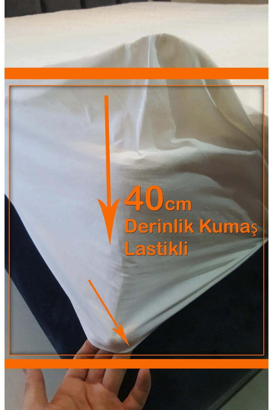 babadag kolleksiyon Cotton Quilted Fitted Mattress Protector - MALLTURK