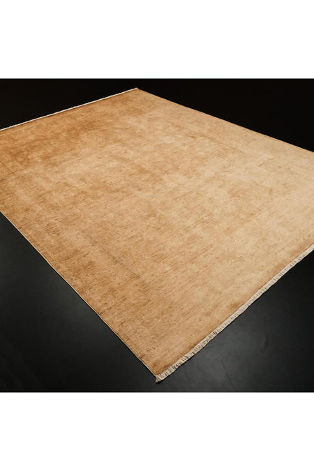 Halicizade Retro Serisi Hand-Woven Yellow Vintage Living Room Office Rug - MALLTURK