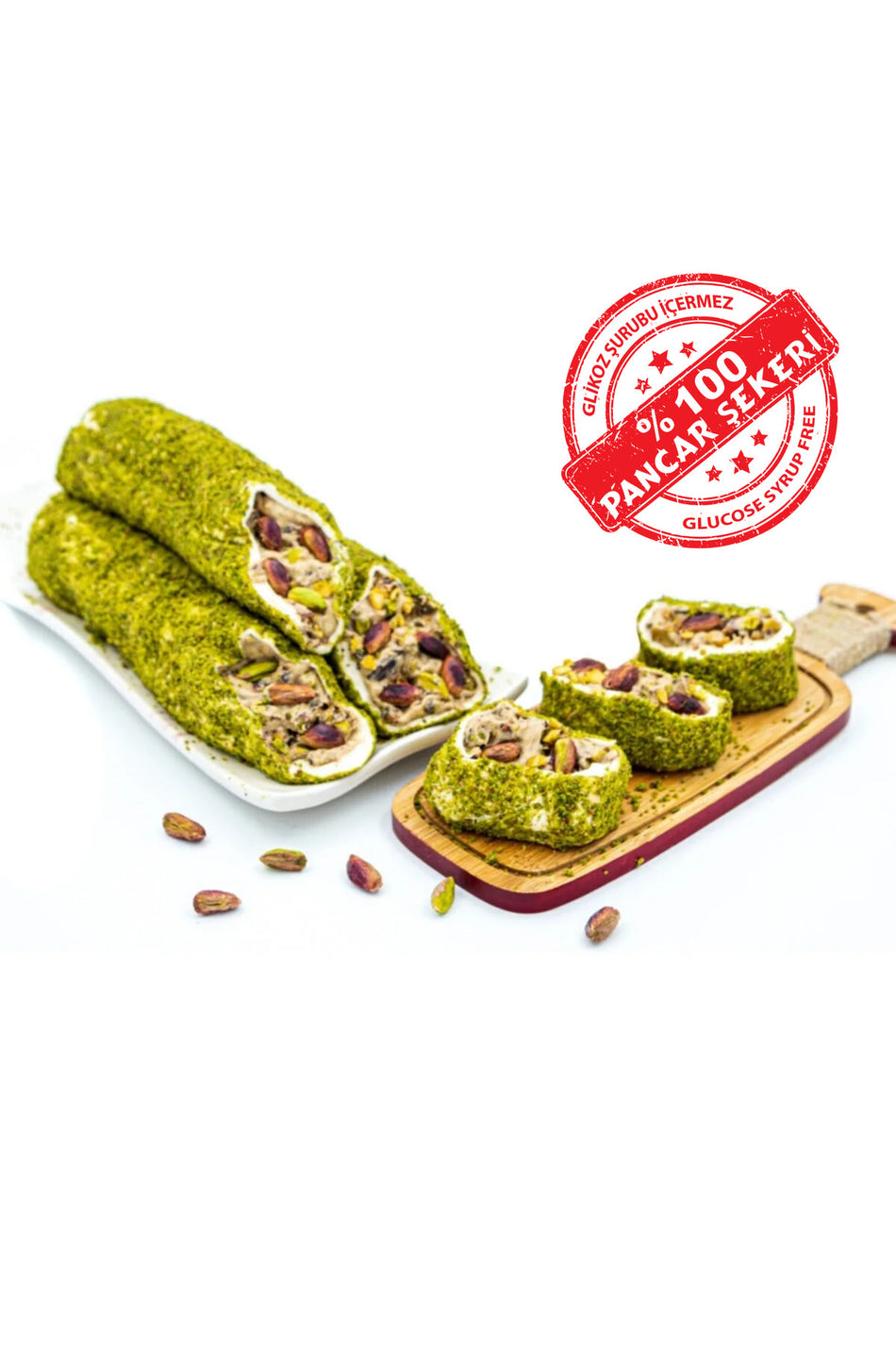 Dadak Turkish Delight and kuruyemis Pistachio atom Turkish Delight 500 g - MALLTURK