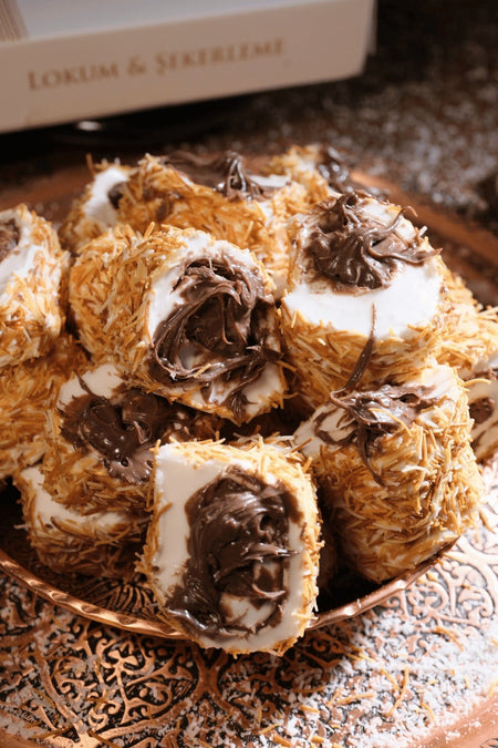 Erten sekerleme Kadayif Chocolate Turkish Delight 500 g - MALLTURK