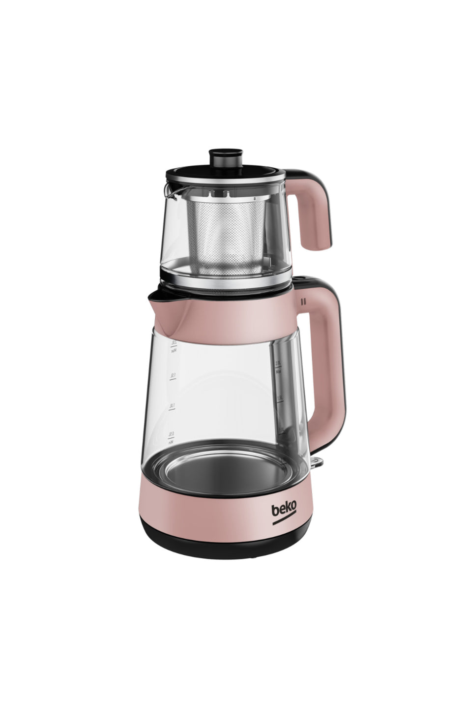 Beko CM 5964 R Floral Rose 1900 W Tea Maker with Glass Teapot - MALLTURK