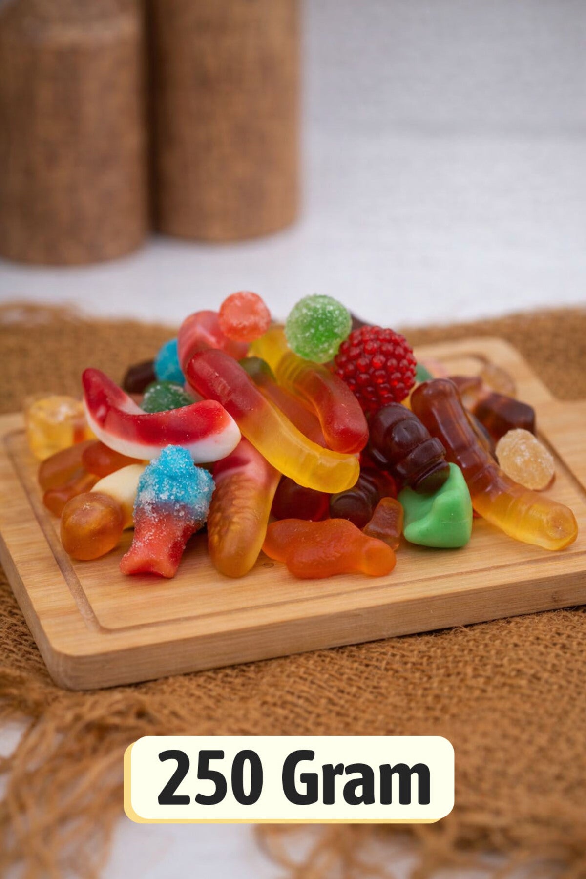 ULKU KURUYEMIS 250 g Mixed Fruit Soft Gummy Candy Assortment Sweet Snack 1 Premium Quality - MALLTURK