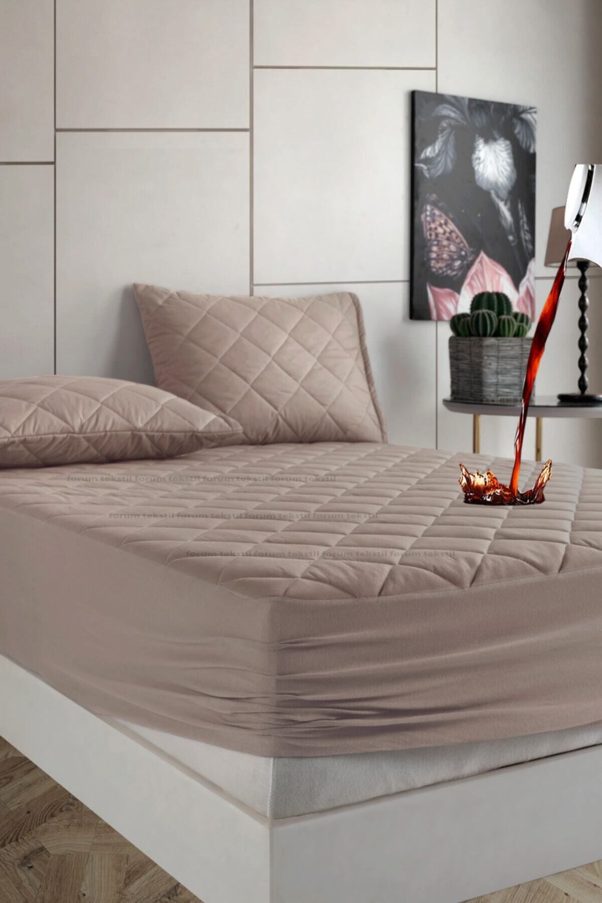 Bella Benita Waterproof Cotton Quilted Fitted Mattress Protector - MALLTURK