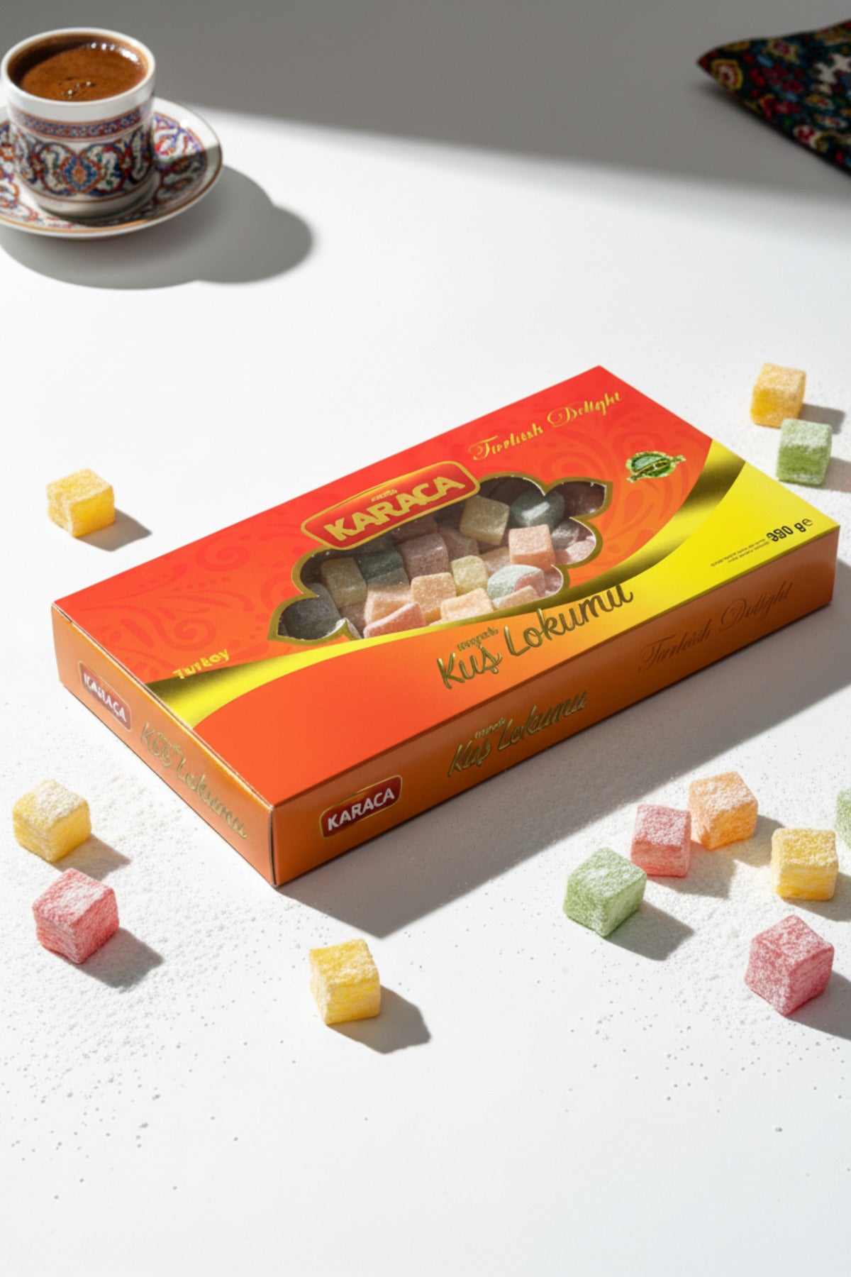 MITAT karaca Fruit Flavored Mini Turkish Delight 350 g - MALLTURK