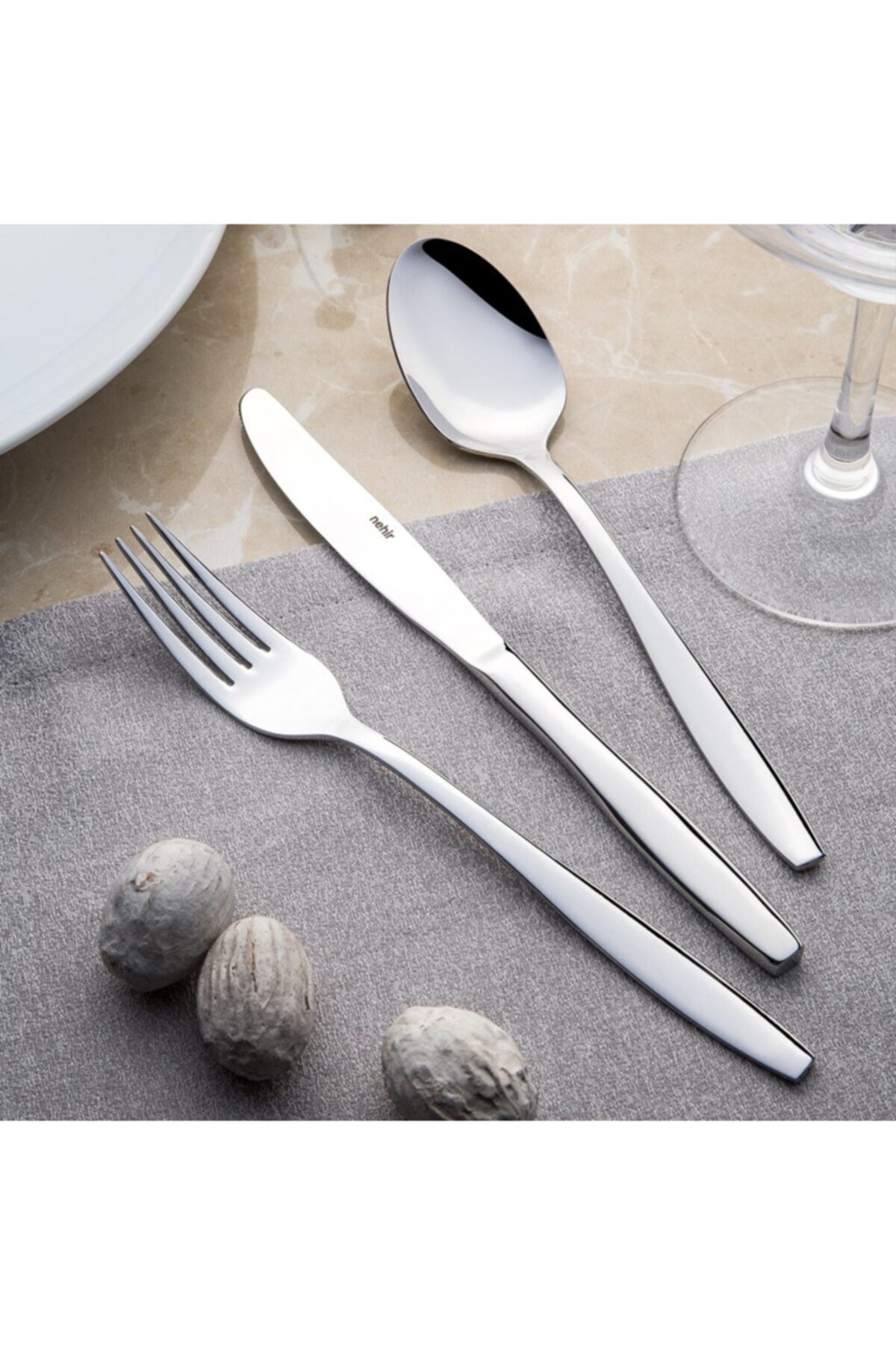 Nehir sahra 36 Piece luks karton Boxed Flatware Set - MALLTURK
