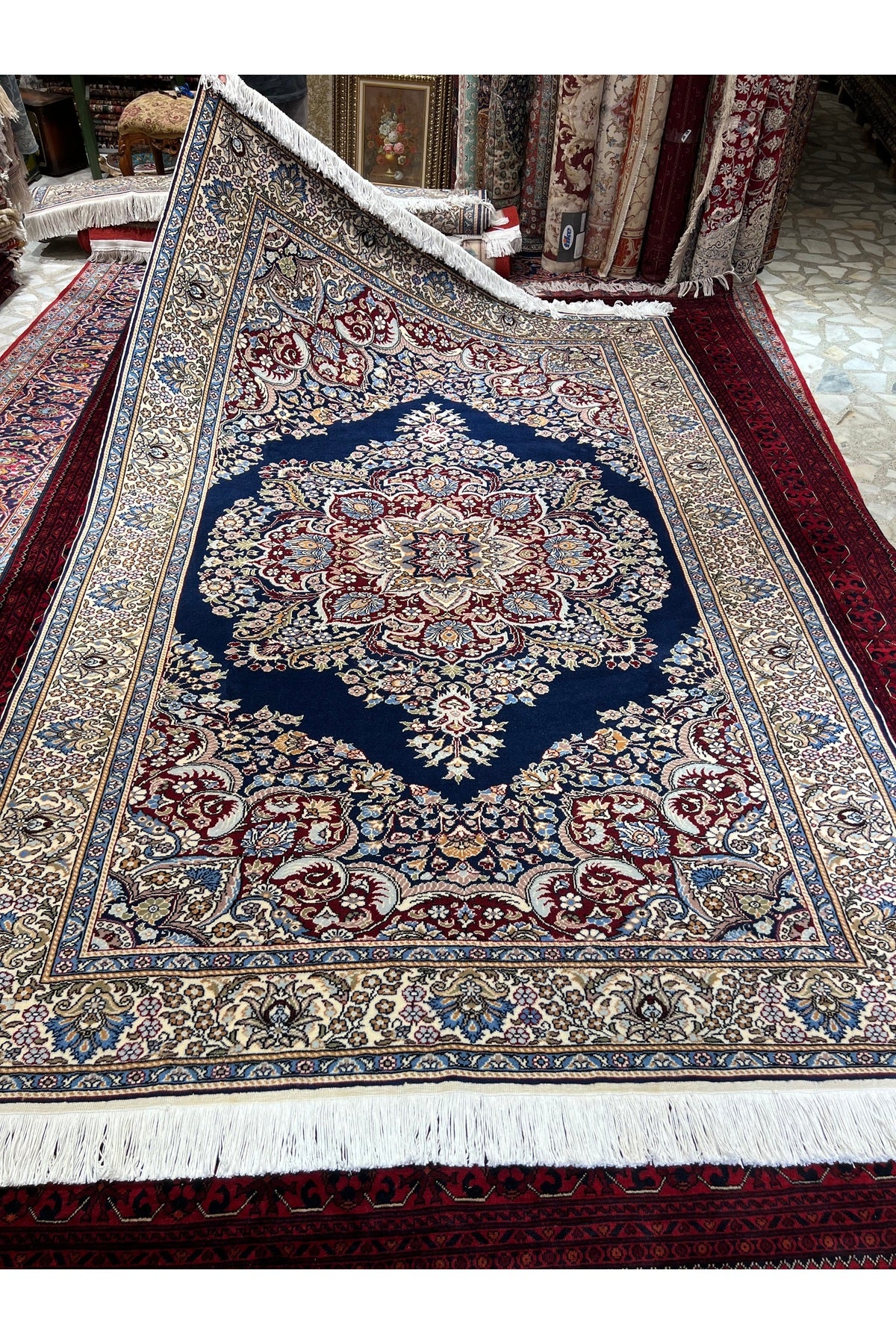 RD RAMAZAN DAG Hand Rug Art Hand-Woven Kayseri Karslioglu Weave Premium Quality Size 300x200 - MALLTURK
