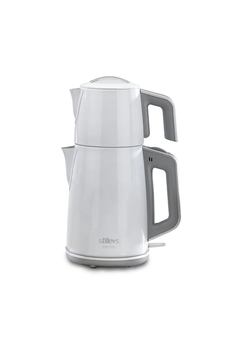 Stilevs cays Stainless Steel Tea Maker - White - MALLTURK