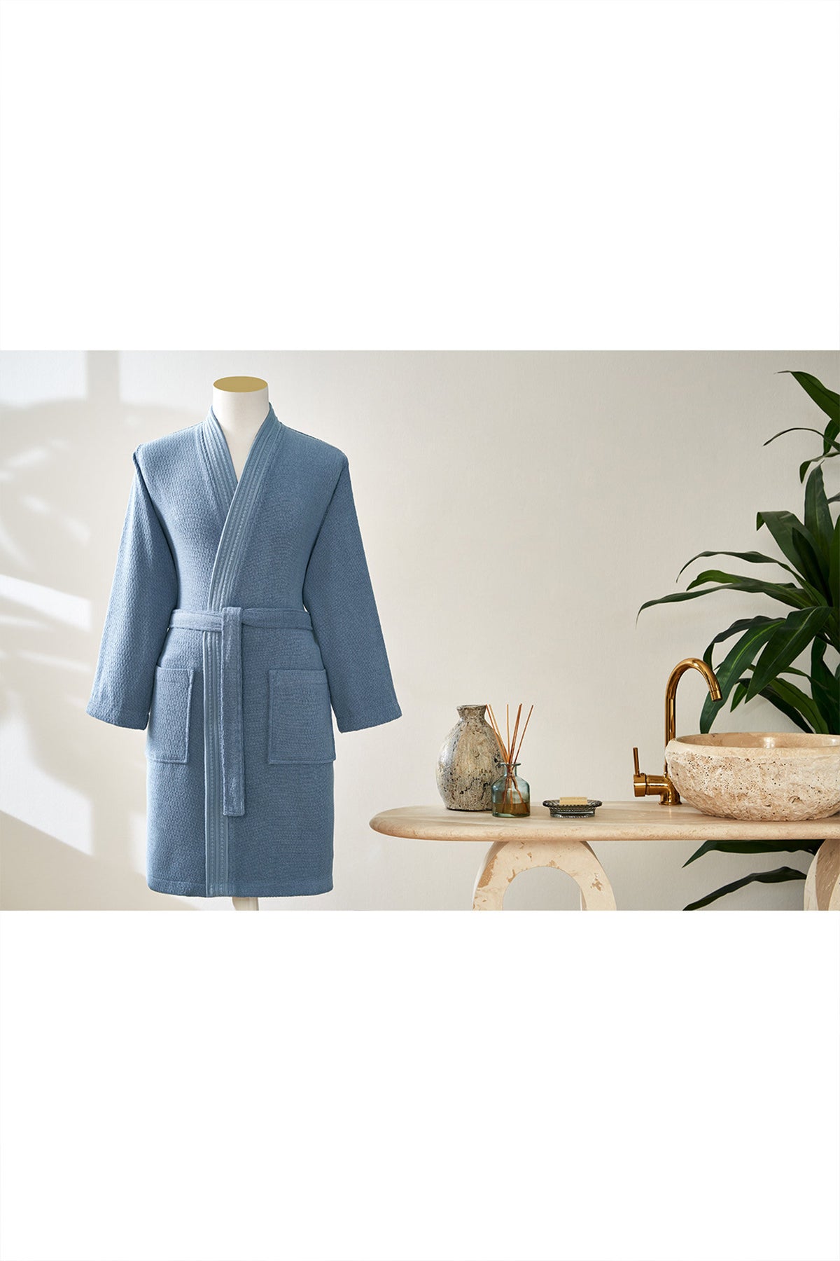Ozdilek Quadruple Kimono Bathrobe - MALLTURK