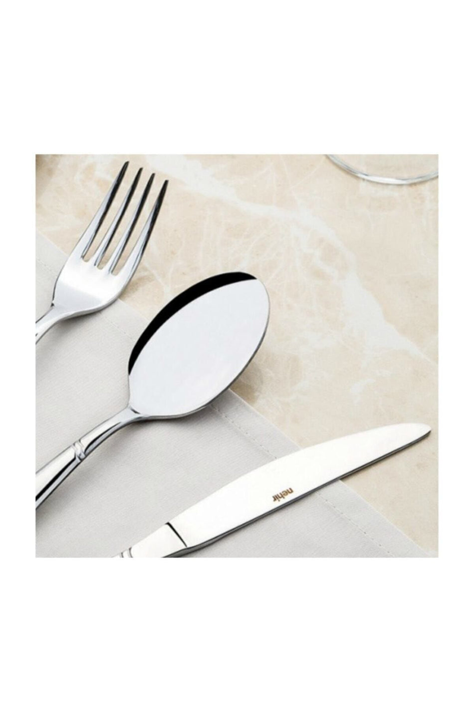 Nehir imran lizbon 84 Piece Flatware Set - MALLTURK